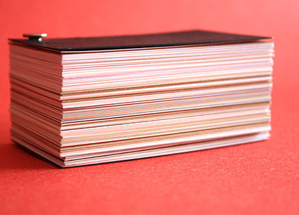 高檔名片、卡片紙張類型與紙樣板
